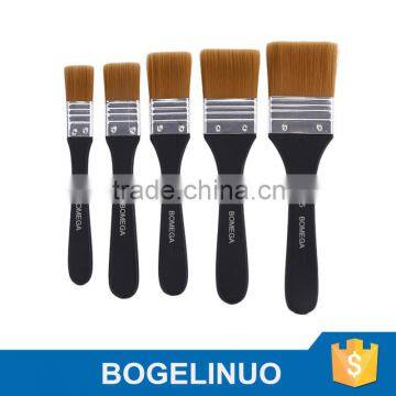 Golden Synthetic Paint Brush Manufactures China