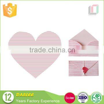 Film Lamination Heart Shape Diy Valentines Day Greeting Cards