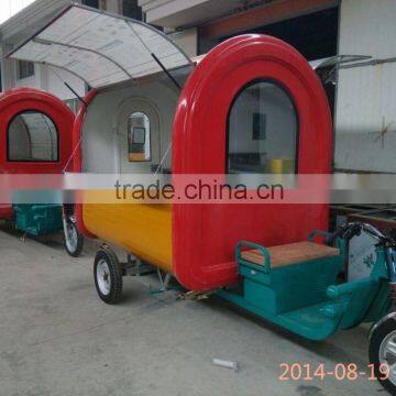 Yieson snack kiosk electric-tricycle mobile kiosk Cart