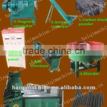 environmental carbon black pellet machine for waste tyre plant