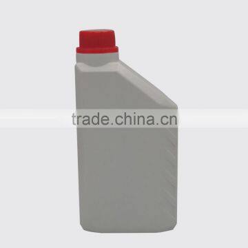 1 liter White hdpe lubricating oil plastic bottle