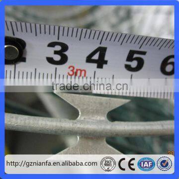 450mm 3 clips BTO 22 galvanized razor barbed wire to philippines(Guangzhou Factory)