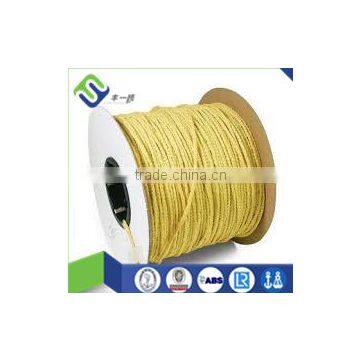 Produce high strength 12 strand braided Kevlar fishing rope