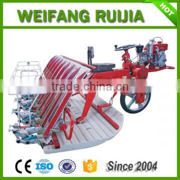 One wheel Diesel Oil Riding type 8 rows 238mm Rice Transplanter with good rice transplanter price