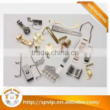 Custom Multi-Slides Press Metal Stamping Parts for Clips, Flat Springs, Battery Contacts photo-3