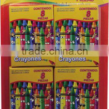 32pcs colored crayon,8 colors