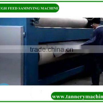 Cow Cattle Buffalo 3 Roller Continues Through Feed Leather Sammying Machine photo-6
