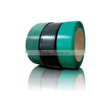 Excellent tensile strength Custom Polyester green pet strap with good quality