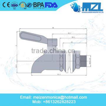 Stainless Steel Beverage Dispenser Replacement Spigot Juice Cold Drink Wine Barrel Faucet for Home and Party Use (Polished Finis photo-3