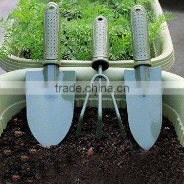 3pcs Gardening Tool Set Shovel Rake Spade Garden Tools