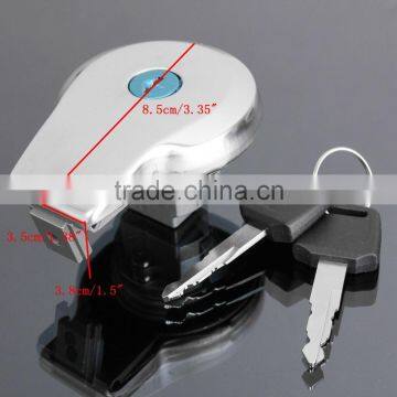 Motorcycle Fuel Gas Tank Cap Lock With Two Keys For Yamaha Virago V125 V250 400 535 750 1100 photo-5