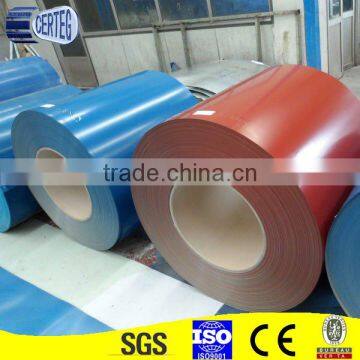 Prepainted color coated galvanized colorful steel sheet/coil