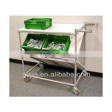 DIY Industrial Light Handcart by Steel Pipe/pipe Metal Joints/plank photo-2