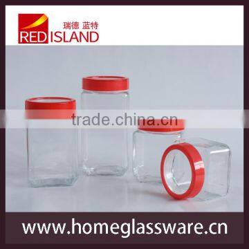 Kitchenware Storage Glass Jar With Plastic Lid photo-3