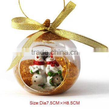 Clear Glass Material Christmas Decoration Ball photo-5