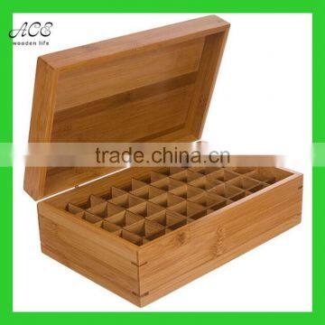 Bamboo essential oil box Custom bamboo box High quality bamboo box