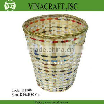 Bamboo bin basket 111691