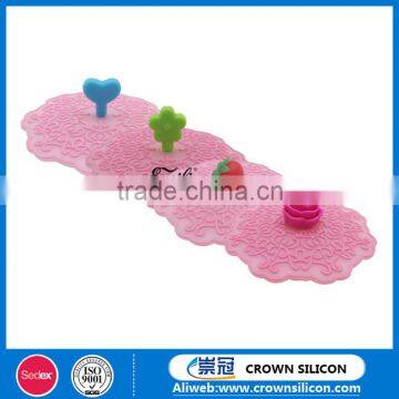 Food grade OEM Promotional hot sales portable silicone cup lid