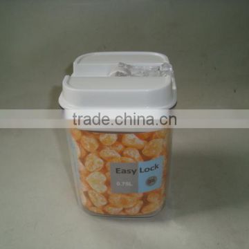 0.75L Square airtight plastic container for food