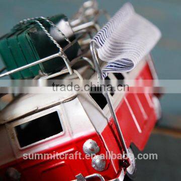 American Tourist Bus Vintage Metal Car Model photo-5