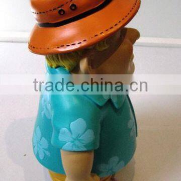 Funny Beach Man Resin Statue photo-2