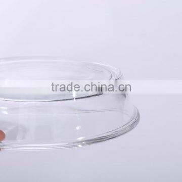 Tempered Clear Prex Glass Microwave Oven Plate Used In Restaurant