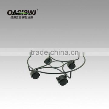 Home Removable Metal Flower Shelf Plant Trolley Wheel Flower Shelf photo-5