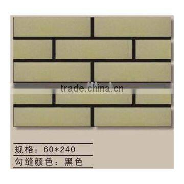 Yixing exterior and interior fire resistant thin brick wall