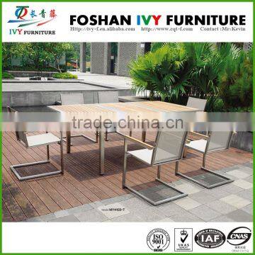 Outdoor stainless steel dining table wholesale