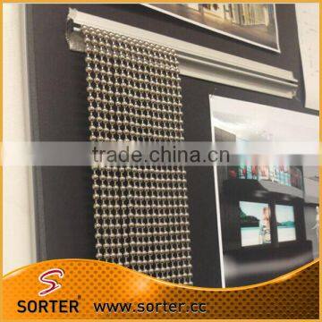 wholesale factory metal bead metallic chain curtain