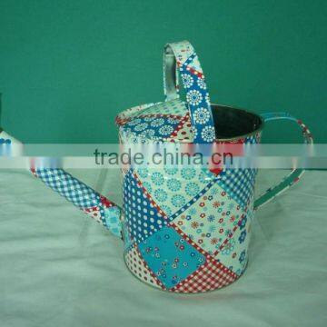 Antirust Unique design Galvanized Metal Flower Pot/ Flower Planter/Watering Can/Planter Shower Pot