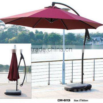 outdoor patio banana hanging umbrella with water base