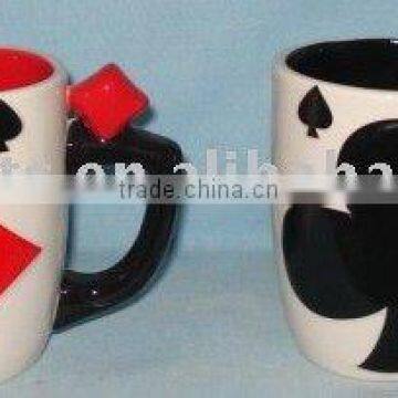 Ceramic poker mug