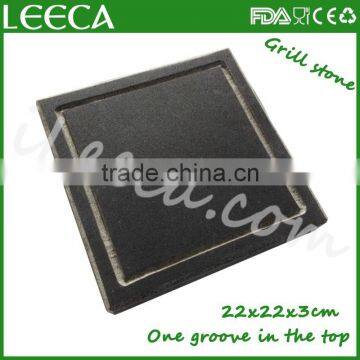 Hot Grill Pan Lava stones for Cooking Steak