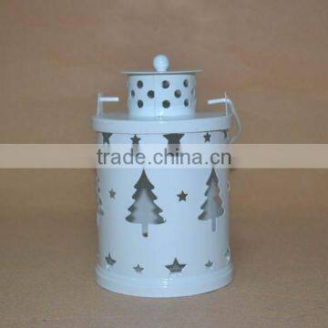 Christmas Snowing Metal Lantern photo-3