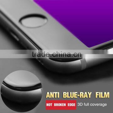 Hardness 9H, Thickness 0.3mm, Blue Light Filter Screen Protector for IPhone 7