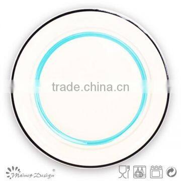 Ceramic Hand Painting Plate China Style New Design With Stripes photo-4