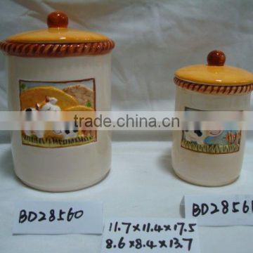 ceramic cow biscuit jar 564