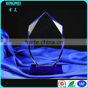 KM-ZP65 Elegant Clear Crystal Glass Colored Star Blank Award Trophies photo-2