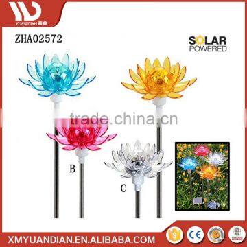 Rotating Flower Garden Stake Outdoor Yard Decor Led Lamp Solar Landscape Light photo-6