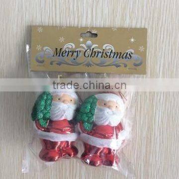 2015 New Design 2 pcs of Christmas Decoration Santa Claus