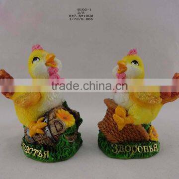 2017 New Year Souvenir Animal Statue Resin Chicken for Home Decoration photo-2