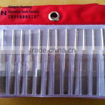 12pcs diamond files set for hand machine