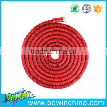 Rubber water garden hose pipes with fabric flat