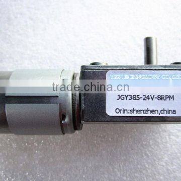 JGY385 Full 100% Metal Gear Motor High Torque Worm Reducer Motor 12-24V 6W in Stock photo-3