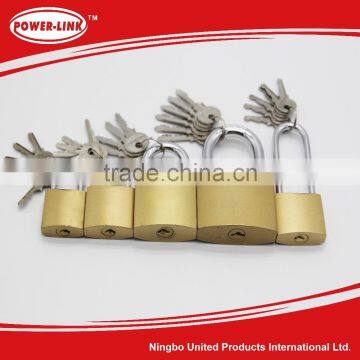 Iron Padlock With Brass Color,with 6pcs Iron Keys