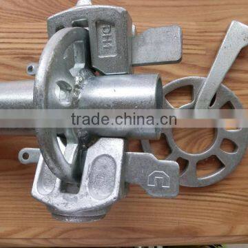 Ringlock diagonal brace for scaffolding