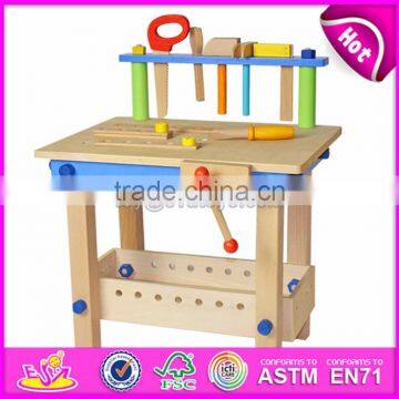 Новый набор игрушек для детской имитационной игры - деревянный детский инструментальный столик W03D083 photo-5