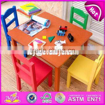 2017 New Products Wooden Activity Table for Toddlers W08G208 photo-2