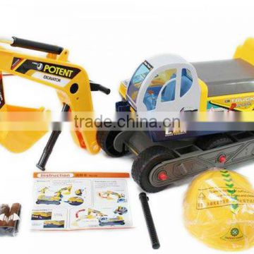 Child excavator toy kids excavation toys kids ride on car